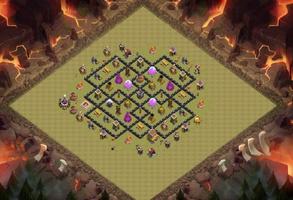 Best Base Maps COC TH8 poster