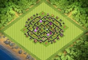 Best Base Maps COC TH8 تصوير الشاشة 1