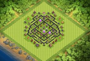 Best Base Maps COC TH8 تصوير الشاشة 3