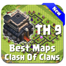 Best Base Maps COC TH9 APK