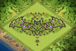 Best Base Maps COC TH9 海報