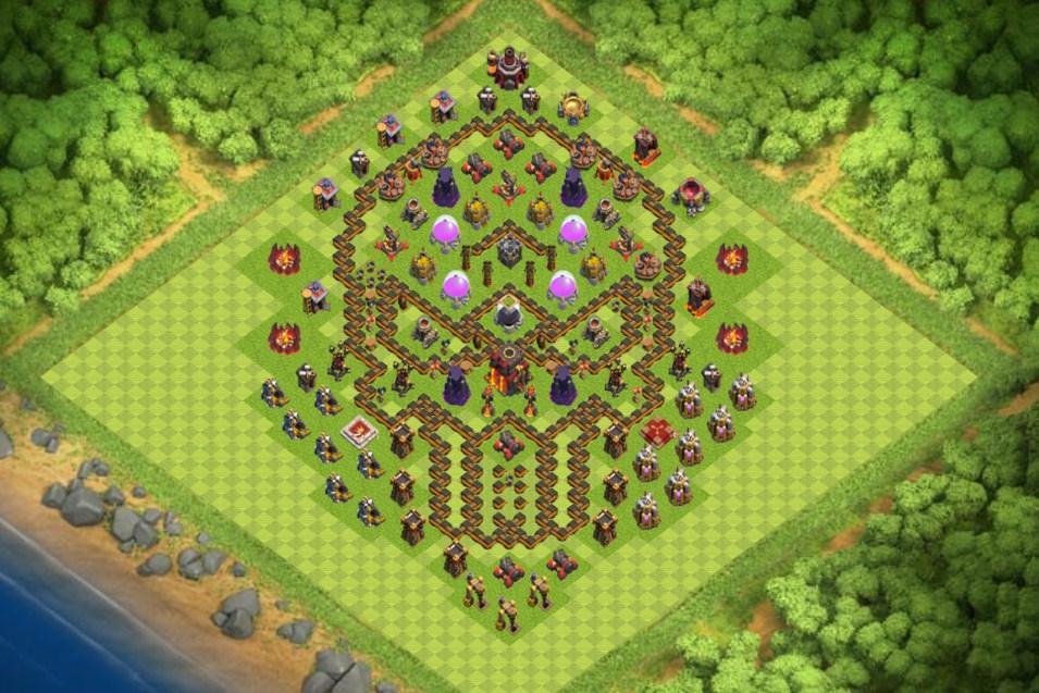 Maps Coc Th 10 Hybrid Base Für Android Apk Herunterladen