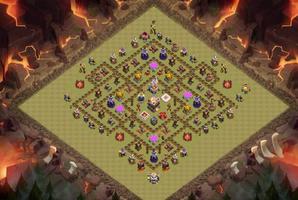 Maps COC TH 11 War Base 海报