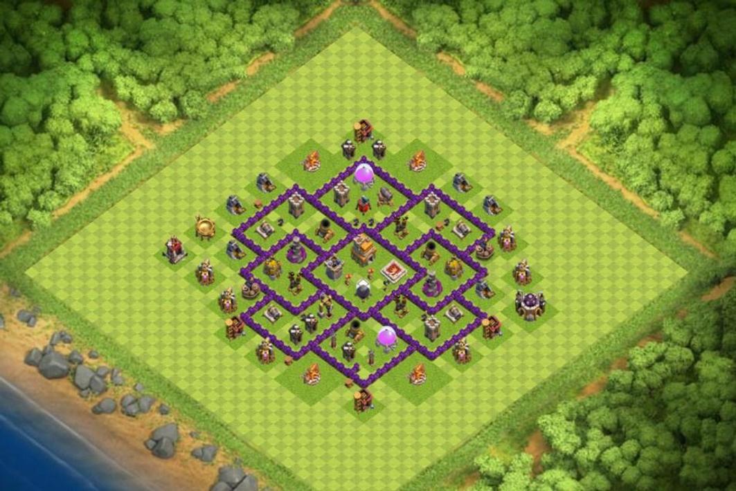 Map COC TH 7 Farming Base скриншот 5.