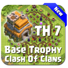 Maps COC TH 7 Trophy Base أيقونة