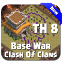 Maps COC TH 8 Clan War Base APK