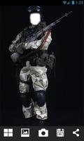 Poster Modern Military Suit Montage
