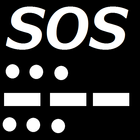 Icona SOS morse code send