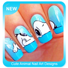 Cute Animal Nail Art Designs icône