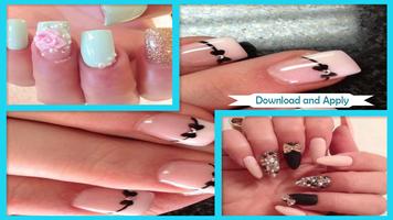 Cute 3D Bow Nail Art imagem de tela 1