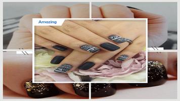 Gradient Matte Aztec Nail Design screenshot 2