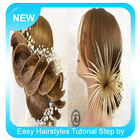 Easy Hairstyles Tutorial Step by Step icon