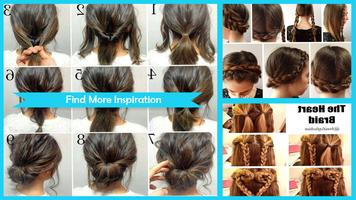 Easy Hairstyles Tutorial Step by Step screenshot 1