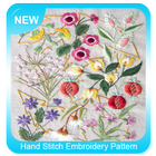 Hand Stitch Embroidery Pattern icône