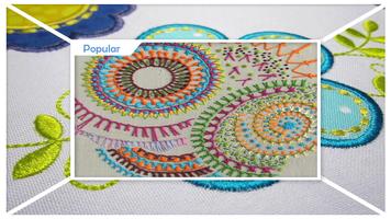 Hand Stitch Embroidery Pattern تصوير الشاشة 1