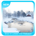 Снег в Лондоне Живые обои иконка