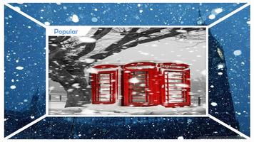 Snow in London Live Wallpaper capture d'écran 2