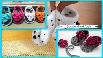 Simple DIY Crochet Baby Slipper Ekran Görüntüsü 1