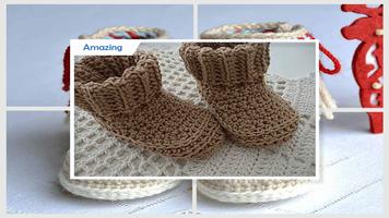 Simple DIY Crochet Baby Slipper screenshot 3