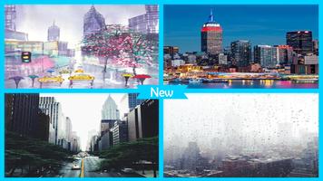 Rainy New York Live Wallpaper capture d'écran 3