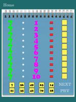 Maths Multiplication Table Poster