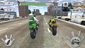 Moto Rash Bike Road Attack 3D 2017 screenshot 3