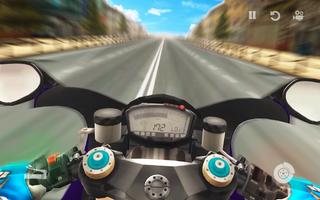 Moto Rider : City Rush Road Traffic Rider Game 3D Affiche