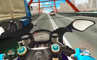 Moto Rider : City Rush Road Traffic Rider Game 3D capture d'écran 1