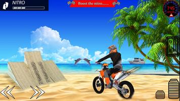 پوستر Motocross Beach Stunt Bike 3D
