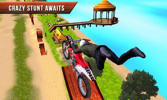 Motocross Beach Stunts on Impossible Tracks スクリーンショット 1