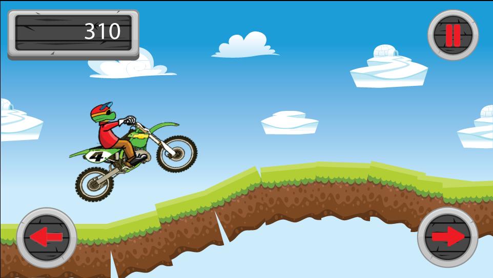 Hill Climb Racing - Gameplay Walkthrough Part 48 - Motocross Bike Max  Upgraded (iOS, Android) 