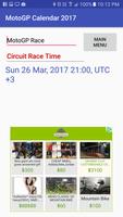 Moto Grand Prix Calendar '17 Screenshot 1