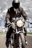 Men Moto Photo Suit 2017 الملصق