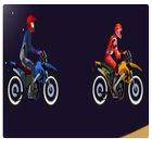 Desierto stunt bike trail - motocicleta extrema icono