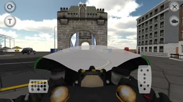 Motor Race Simulator London تصوير الشاشة 1