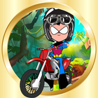 titans go race moto bike icono