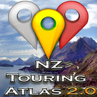 آیکون‌ New Zealand Touring Atlas 2.0