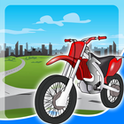 motorcycle games for kids free icon