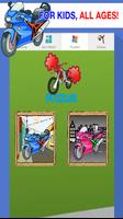 motorcycle games for kids free Affiche