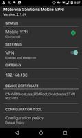 Motorola Solutions Mobile VPN الملصق