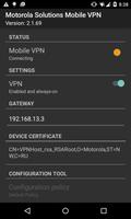 Motorola Solutions Mobile VPN capture d'écran 1