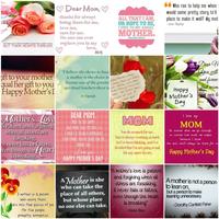 Mother Day's Quotes & Cards پوسٹر