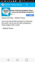 Mother Teresa Quote of the Day скриншот 3