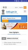 National Portal Of India الملصق