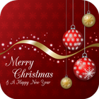 Merry Christmas Greeting Cards-icoon