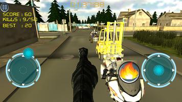 Dino Traffic Attack:Simulation ภาพหน้าจอ 2