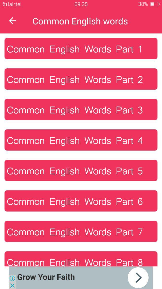 5000 Common English Words APK 