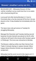 BIG Milwaukee Baseball News capture d'écran 2