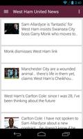 BIG West Ham Football News โปสเตอร์