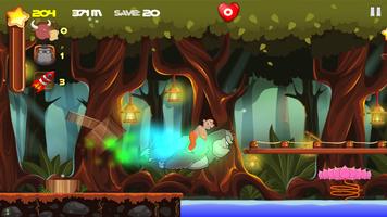 Bheem Jungle Island Run Ekran Görüntüsü 2